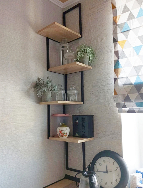 Полка угловая Daura ВЕНЕЦИЯ сталь