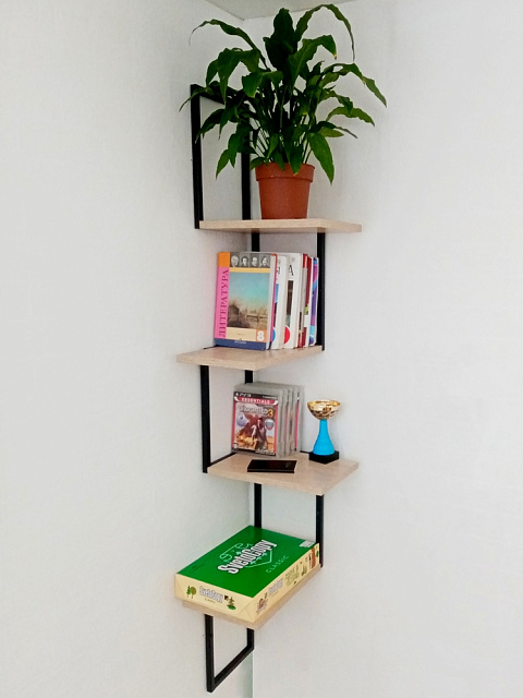 Полка угловая Daura ВЕНЕЦИЯ сталь