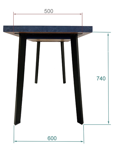 Подстолье Daura СКАНДИ сталь (2 штуки)